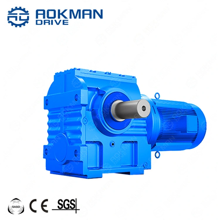 S Series Long Service Life Right Angle Helical Worm Gears Box with 22kw Three Phase Motor