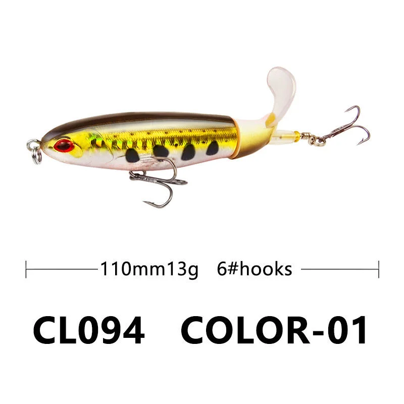 Topwin 110mm 13G 8 Color Floating Fish Hard Lure Fishing Minnow Popper Lure