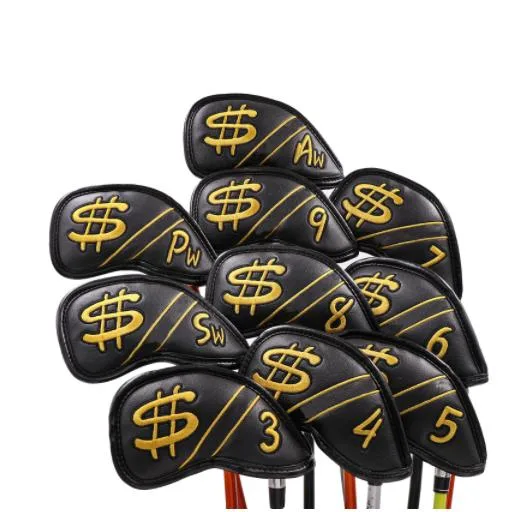 Golf Iron Head Cover Accessories Custom 12sets Design Golf Cover