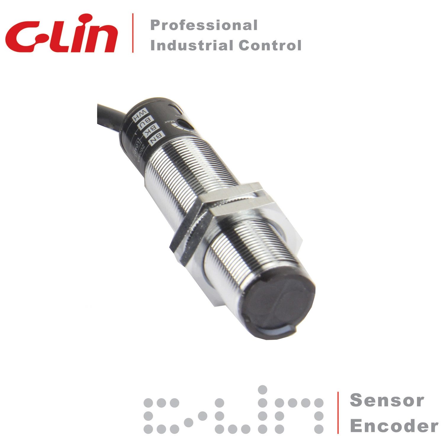 C3fj-R2a2 AC Voltage Supply Metal Housing 2m Distance Retroreflection Cylindrical Photoelectric Proximity Switch