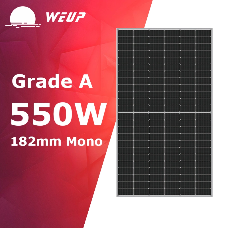 Eficiência de qualidade mais elevada 530W 540W 550W Painel de Energia Solar para Instalação doméstica