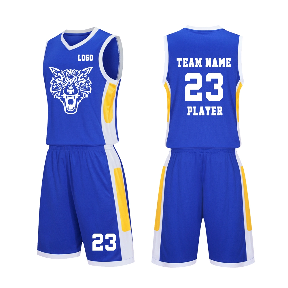 Popular Quality Team Suit Pure Basketball Mens Jersey Uniform Wear