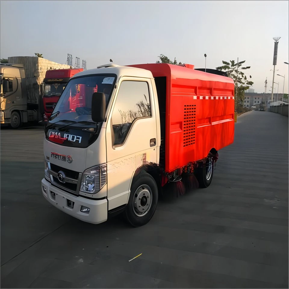 4X2 Road Sweeper Camión fabricado en China el vacío del vehículo de barrido de carretera