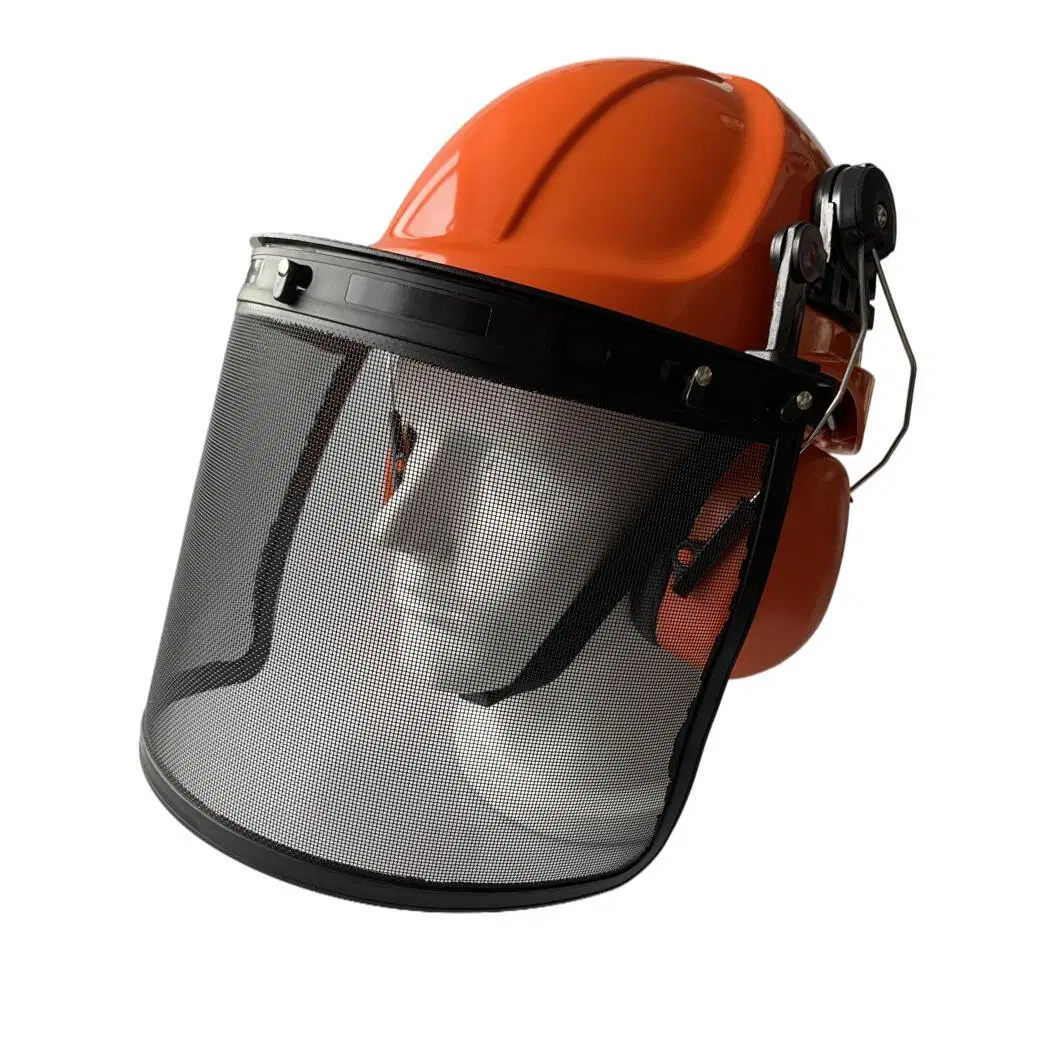 Capacete para uso de motosserra, Florestas Professional capacete viseira com conjunto de combinação