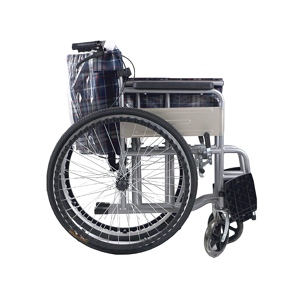 Economy Foldable Manual Wheelchair Original Factory Steel Wheel Chair with Competitive Price