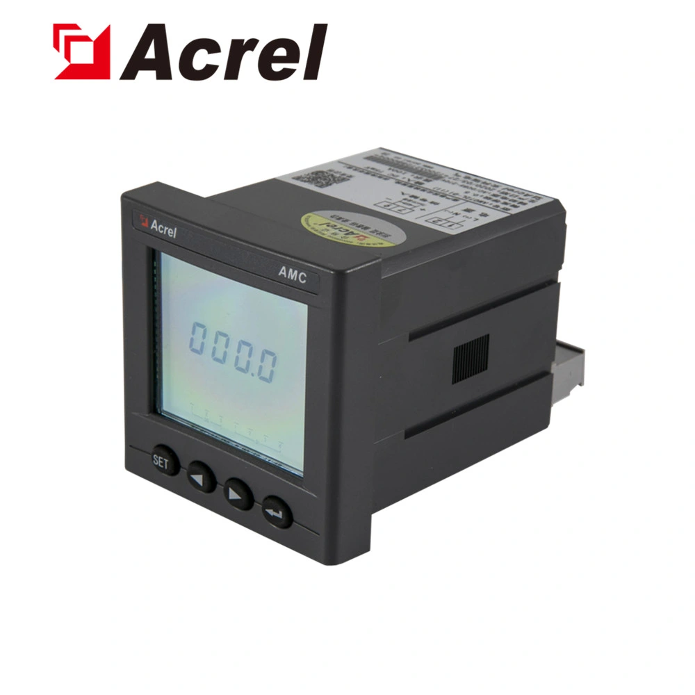 Amc Acrel72L-DI/C L'écran LCD du panneau DC courant de l'ampèremètre mètre pour station d'alimentation PV avec Modbus RS485