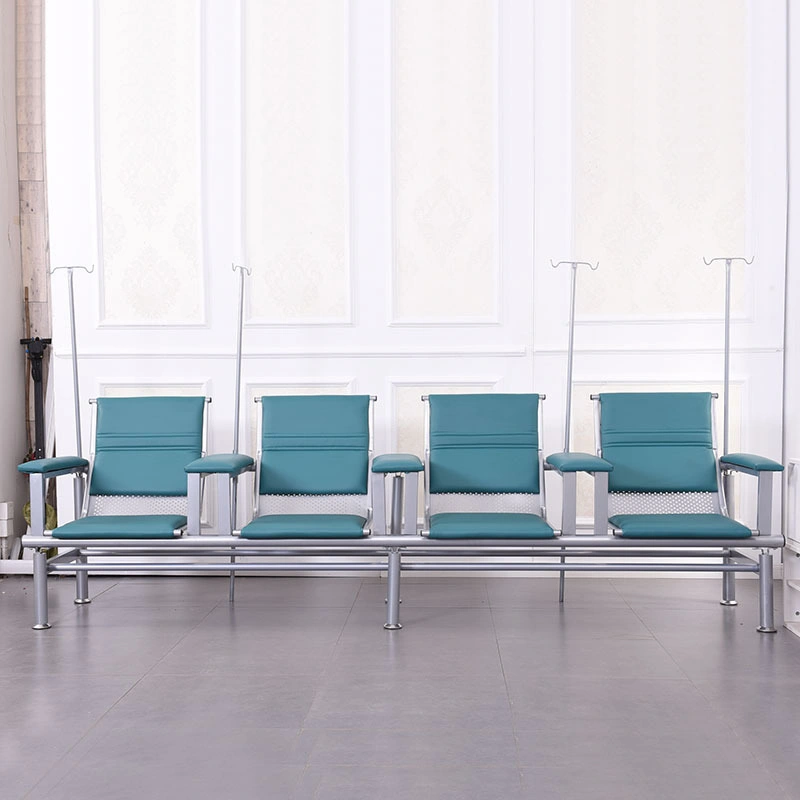 Wholesale/Suppliers Leather Steel 3 Seater Medical Railway Station Visitor Waiting Room Bench Hospital Airport Chair