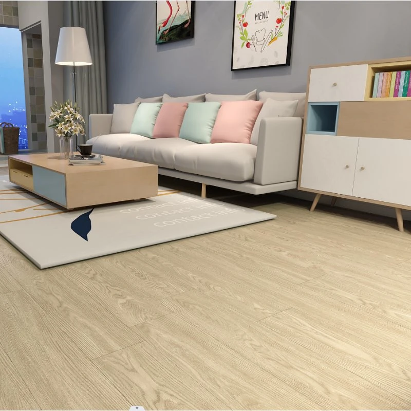 Promotion White Oak Hardwood 12mm Laminate Wooden Flooring Interior Waterproof Wood Floor Parquet