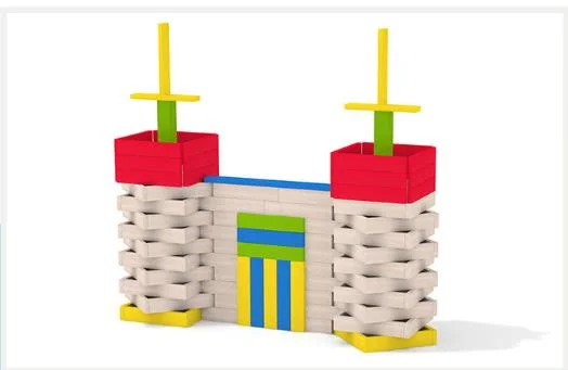 Para niños DIY Palos de la construcción de 260 PCS, Rompecabezas Bloques de construcción