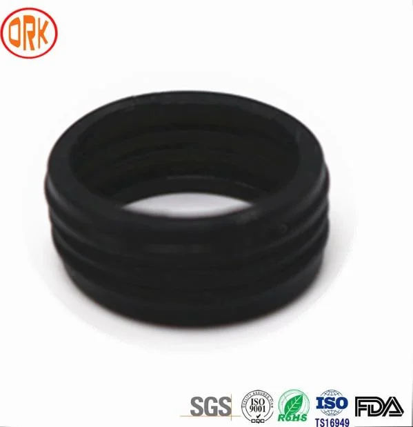 Different Silicone Good Compression Set Black Custom Rubber Seal