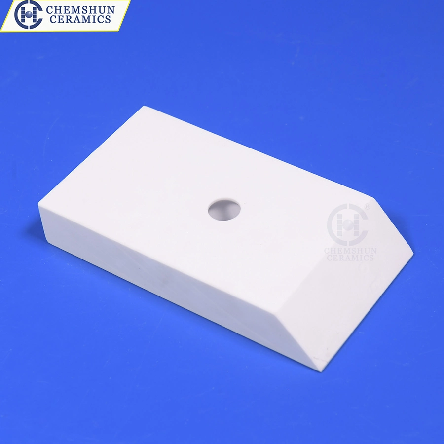 Weldable Alumina Ceramic Tile as Wear Resistance Liner Inside of Chutes, Pipes, Cyclones