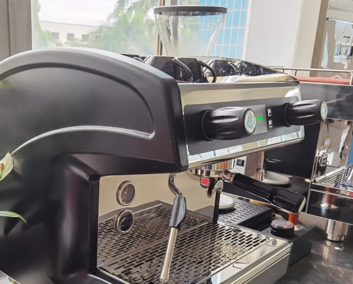 Mejor Precio Semi-automático Espresso Acero inoxidable cubierta Cafetera Con Italia Design