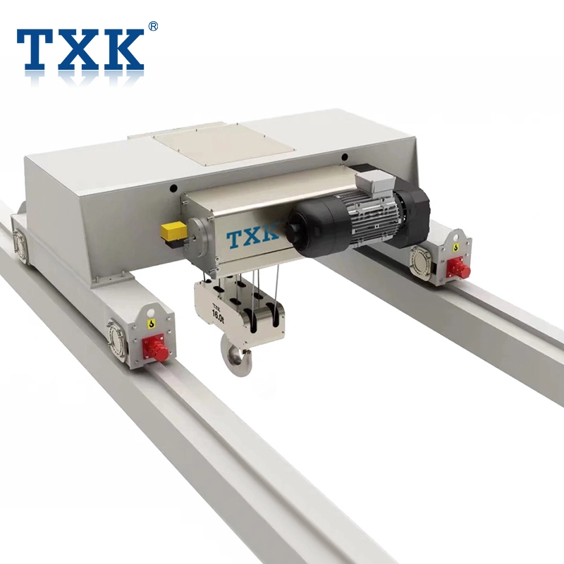 Txk Low Headroom Double Girder 12.5 Ton Wire Rope Hoist