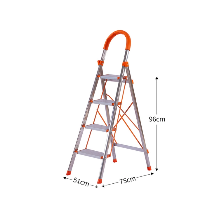 High Level Good Quality Aluminum Work Platform Chair Ladder Step Extension Ladder