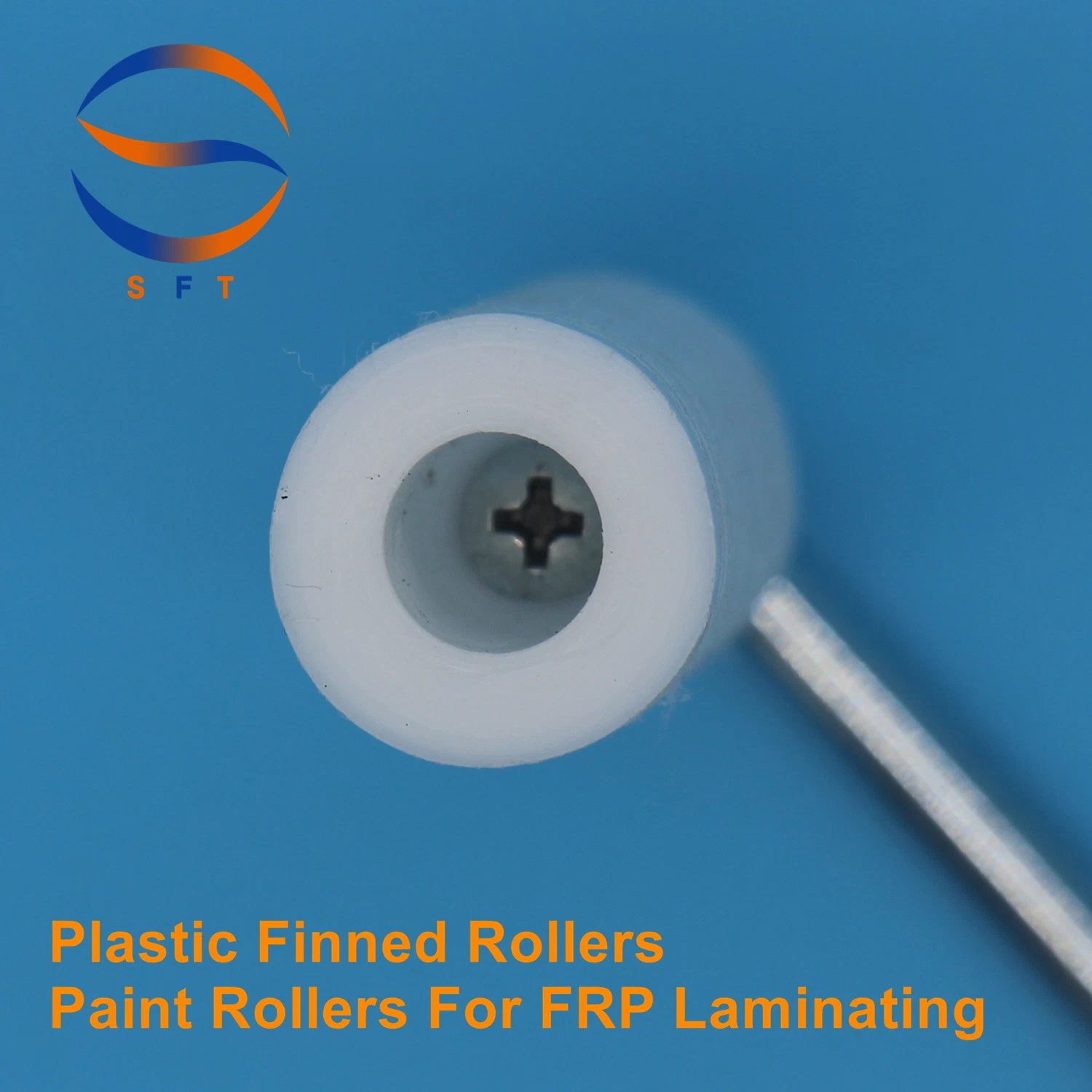 Customized 20mm Diameter Plastic Rollers Paint Rollers for Resin Laminating