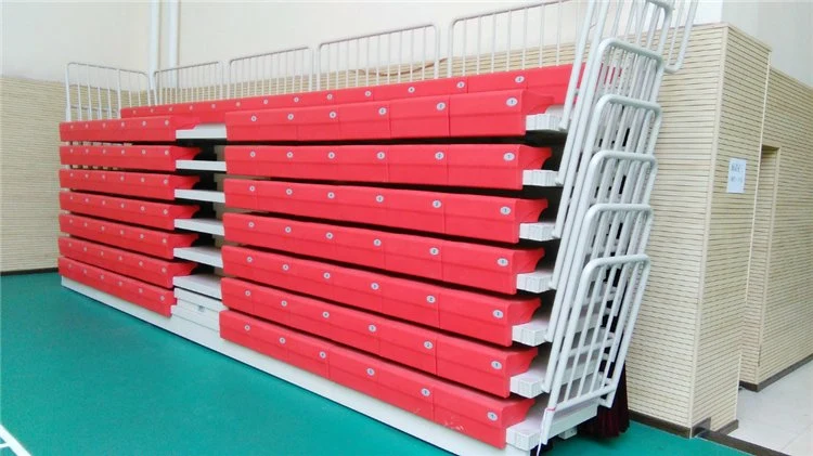 Jy-750 Factory Price Retractable Telescopic Bleacher Grandstand Seating System Automatic Indoor Plastic Sport Stadium Steel Bleachers Seats