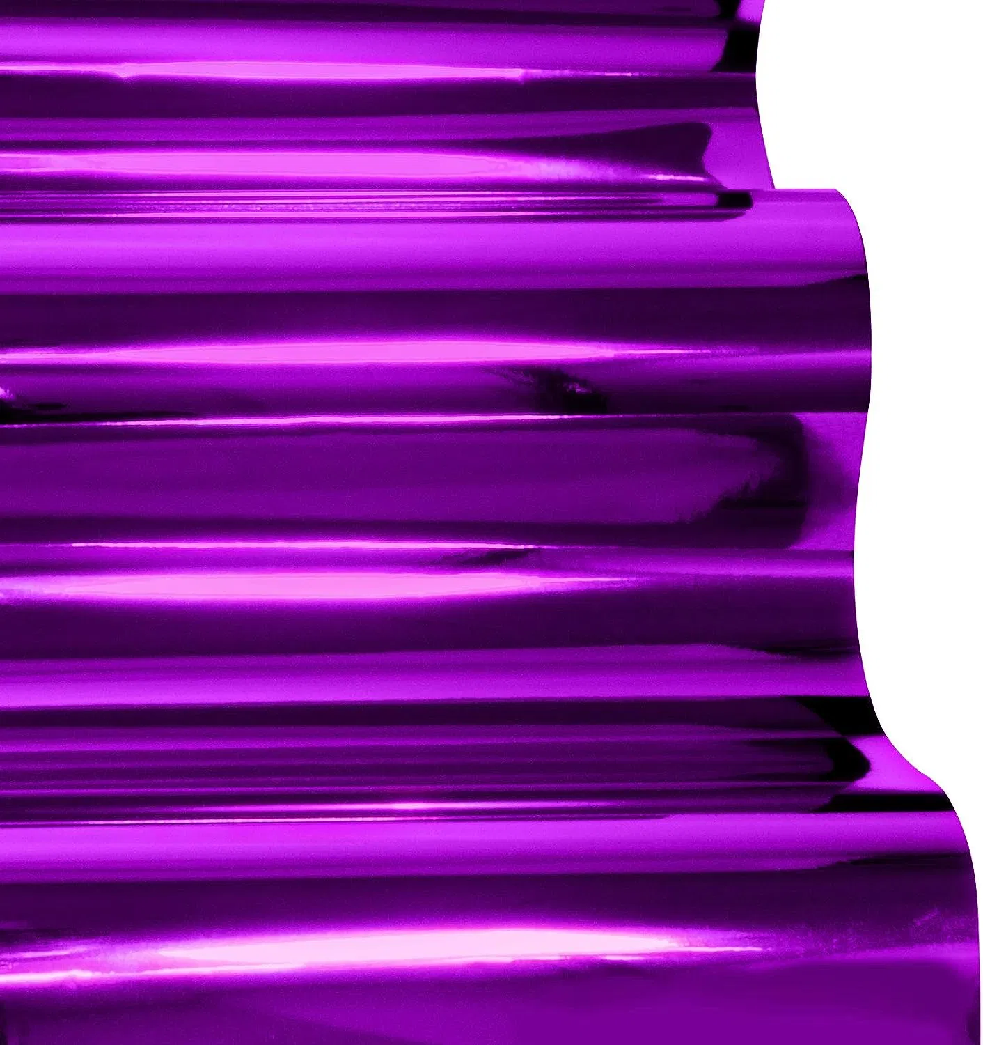 Heat Transfer Vinyl Film Metallic Chrome Purple Car Stickers