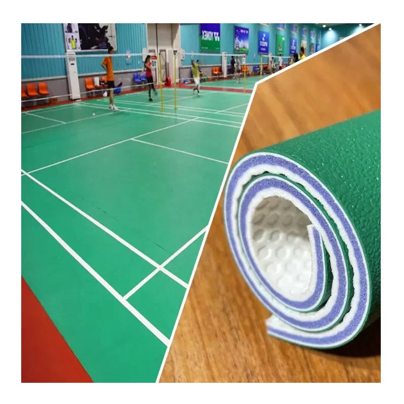 Sol multi-usage pour terrains de sport pour le basketball/badminton/tennis carreaux de sol extérieur Sol en plastique pour terrain de jeu