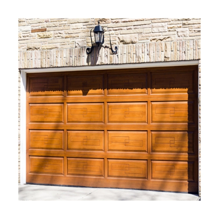 Orient Antique Style 16X8 Flap Sliding Garage Door High quality/High cost performance  Wooden American Garage Doors Solid Wood Residential Metal Garage Door