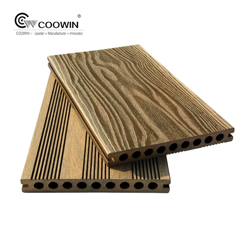 3D Deep Wood Grain Decking Outdoor Terrace Paving Solid Board