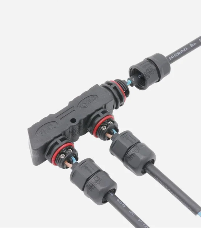 Aohua индивидуального типа F/ Y Тип распределителя в сборе от 1 до 2, 3 и 4 м16 водонепроницаемый разъем кабеля для использования вне помещений светодиодные лампы освещения