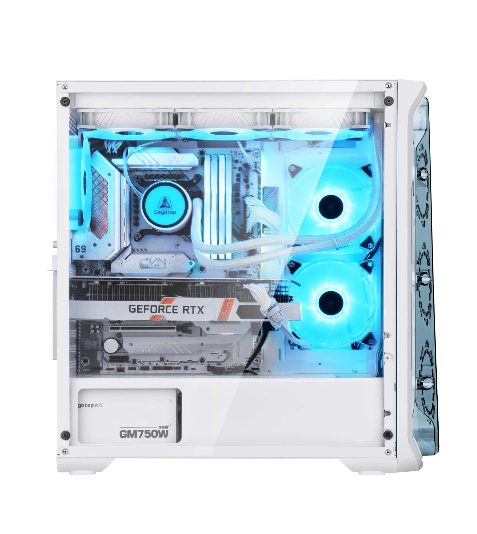 Acrylic Panel RGB Gaming Desktop Gaming Case