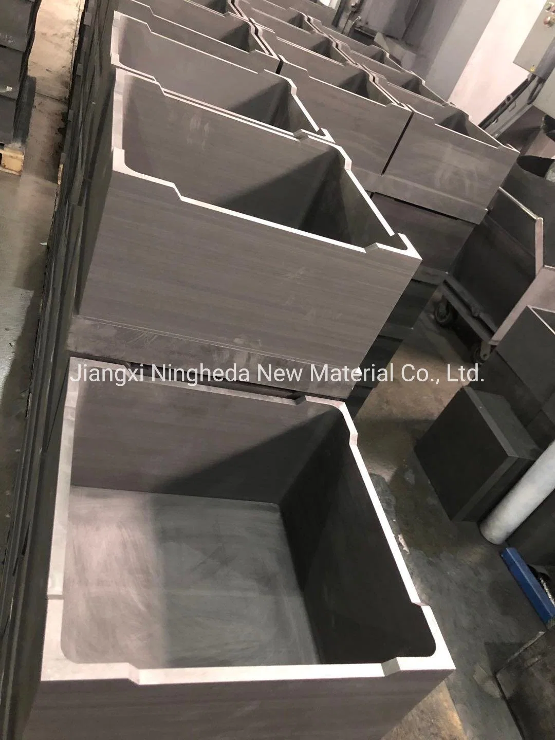 Carbon Graphite Square Crucible Manufacturer for Lithium Iron Phosphate Anode