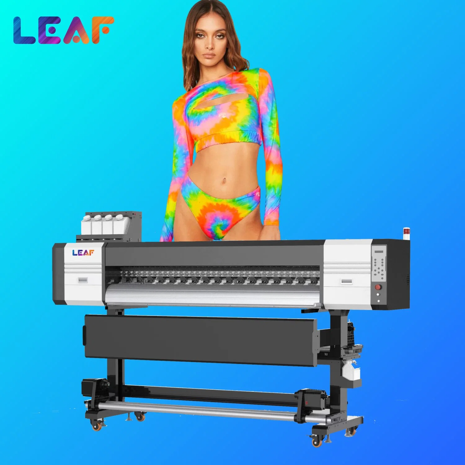 High Speed 1.9m 2/3/4/8/12/15 Print Head I3200 Sublimation Printer for Fabric