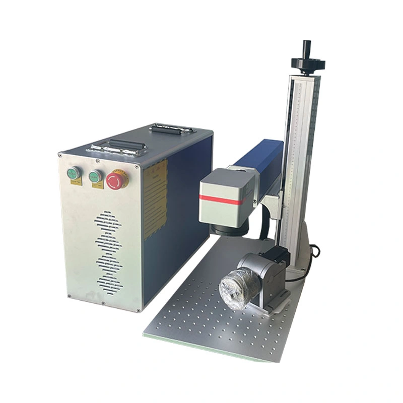 Disassembled Ly Desktop Mini Fiber Laser Marking Machine 20W 30W Metal Engraving Machine for PVC Plastic Stainless Steel