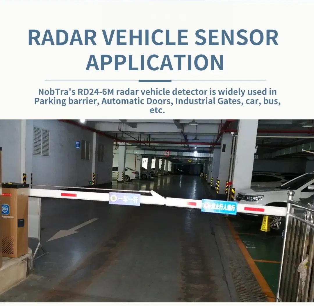 24 G de barrera Detector de radar para estacionamiento de la puerta y puerta de la pluma