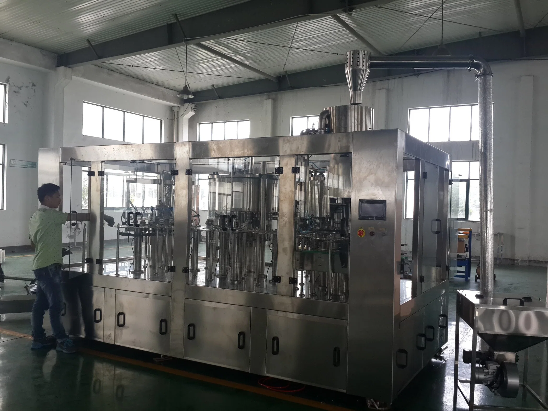 Bottle Flow Shouda Shanghai Paint Filling 3 in 1 Machine