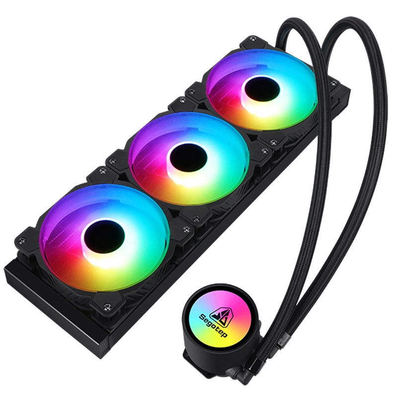 360 Water-Cooling Radiator Smart Temperature Control All Platform Water Liquid CPU Cooler