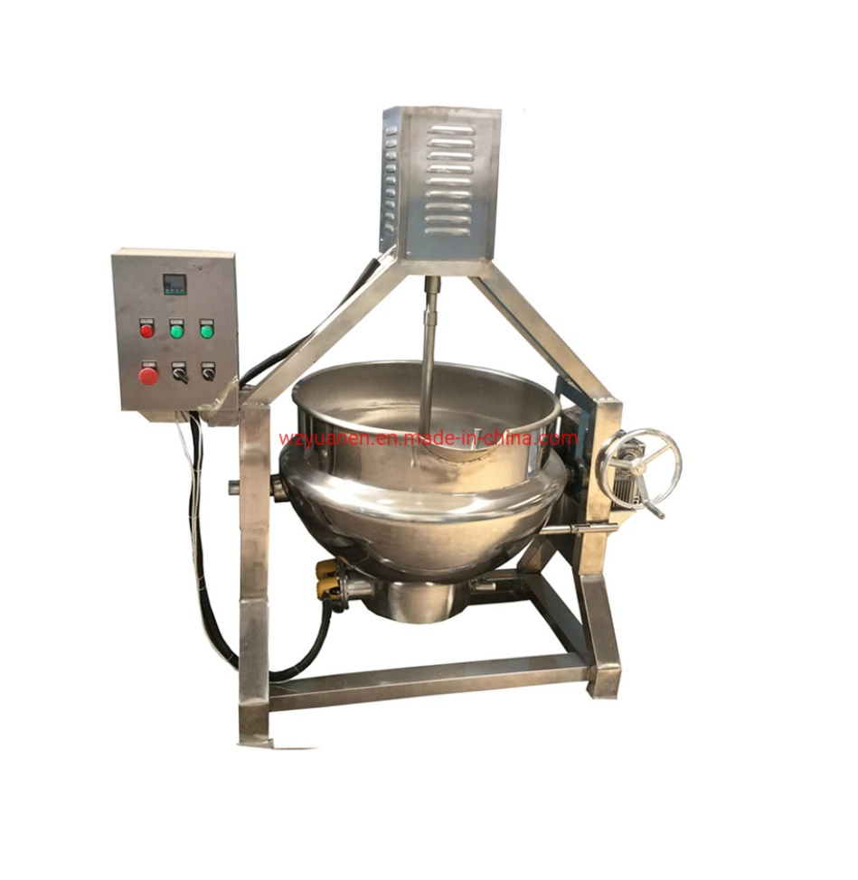 Top Quality Food Mixer Heated/Steam Jacketed Kettle/Industrial Cooking Pots with Mixer