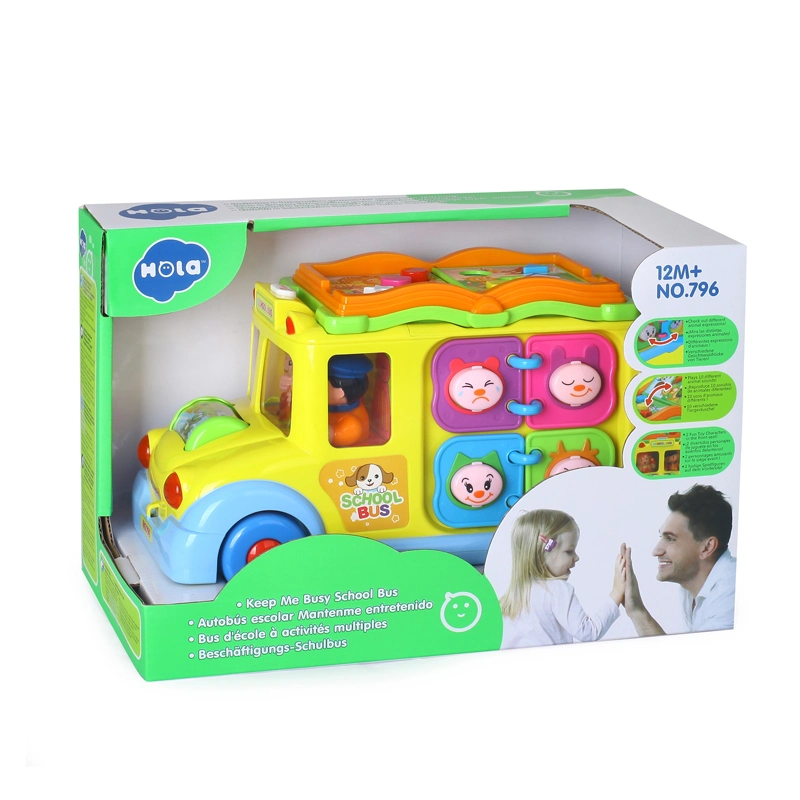 Factory Outlet Fidget les jouets en plastique de l'éducation préscolaire à l'école de musique en bus Voiture jouet électrique véhicule Jouets pour bébés Bébé Enfant Enfants Jouets de prix