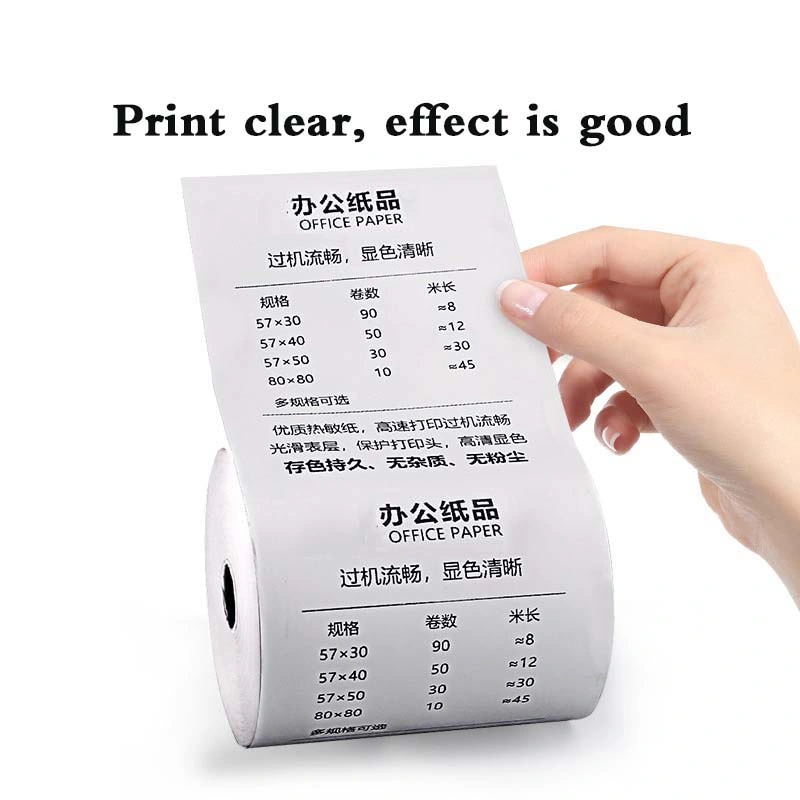 80X80 Cash Register 80mm Thermal Till BPA Free Thermal Paper Roll