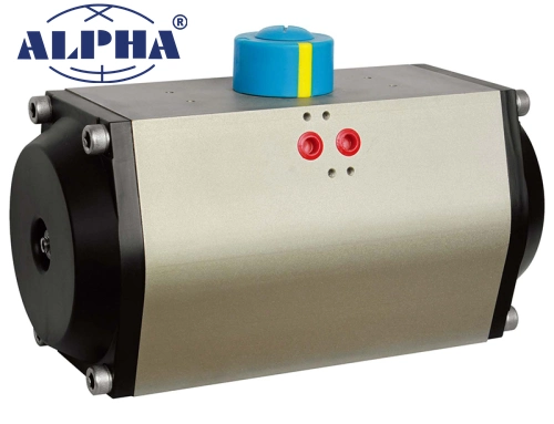 Alpha B Series Aluminium Alloy Rack and Pinion B300 Pneumatic Actuator