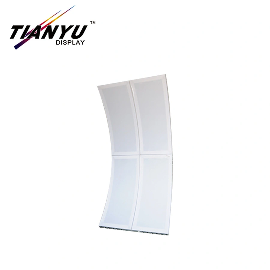 Aluminio curvo Tianyu personalizado Feria Stand o Stand