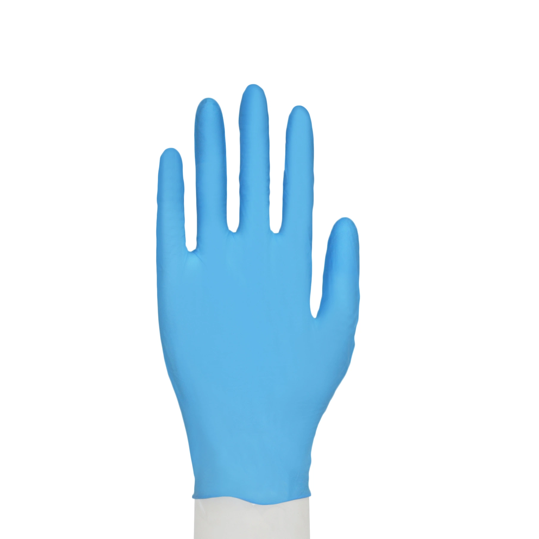 Les gants en nitrile jetables de mélange d'examen des gants en nitrile non poudrés sans latex
