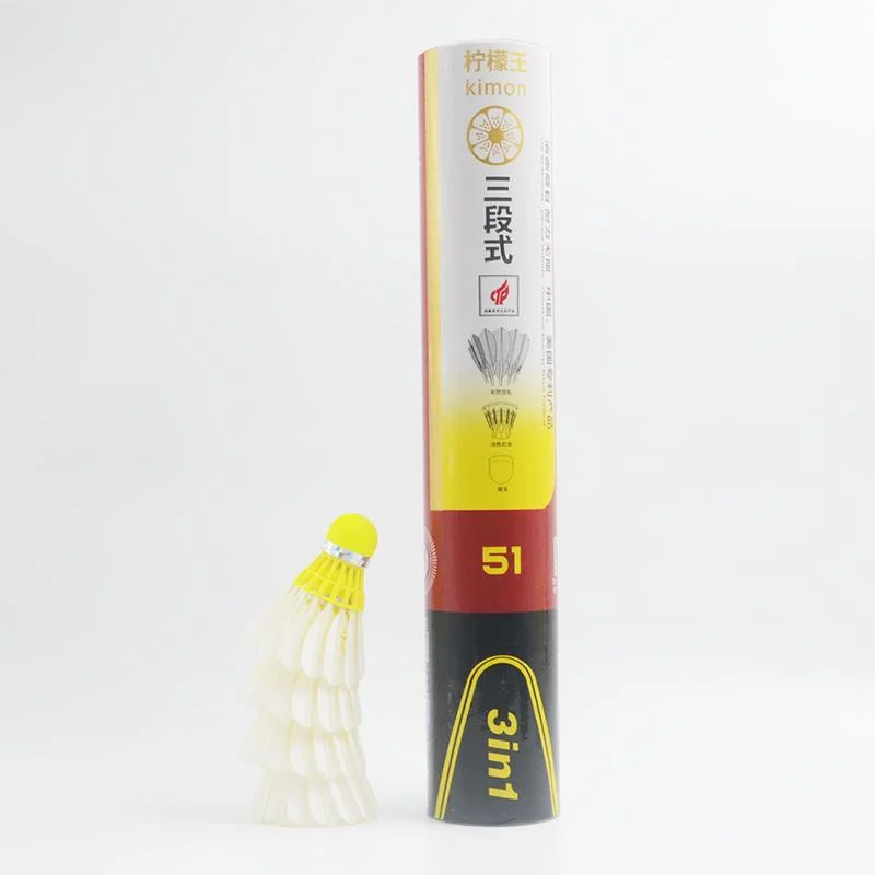 Dmantis 51 Model Yellow Light Color 3in1 Badminton Shuttlecock High quality/High cost performance  Popular in Philippines