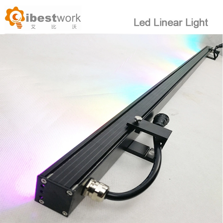 Luminosité DMX RVB Pixel LED barre lumineuse linéaire aluminium DJ Club d'éclairage extérieur sur scène IP65