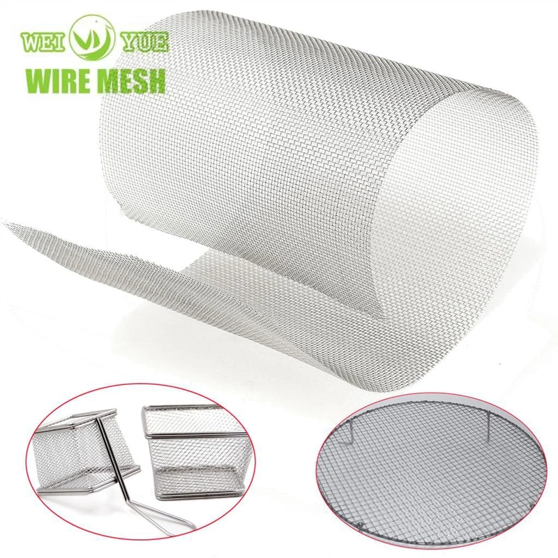 150 Mesh 304/316 Stainless Steel Screen Metal Woven Wire Mesh Screen Filtration Cloth