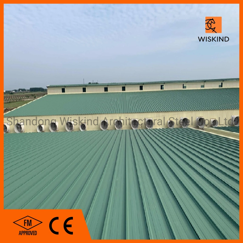 FM Approval Metal Building Material of Standing Seam Roofing Sheet with Waterproof and Wind Resistant Performance