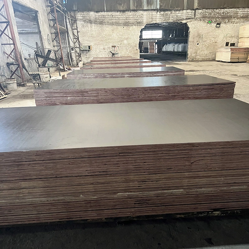 Commercial Birch Hardwood Core Brown Film Faced Board Construction for Formwork Plywood Decking Korea Japan Market