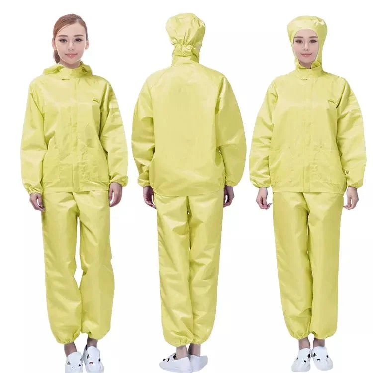 Jacket Antistatic Workwear Green Coverall Anti Static Smock Gown Coat Cleanroom Suit Garment Cotton Anti-Static ESD Clothes