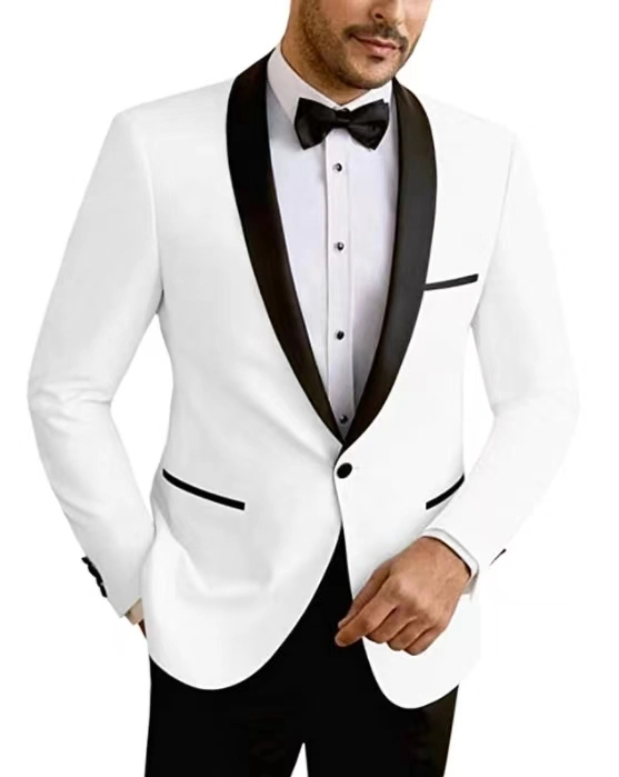 Оптовая одежда мужчины 3-х компонентная официальная одежда Shawl Lapel Одиночный пуговичный Для свадебной одежды Aoshi и костюма