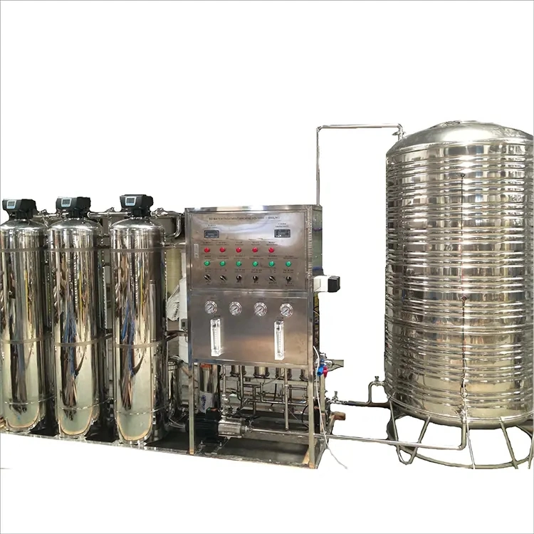 Automatische Reinigung System komplette RO Wasserfilter Produktionsmaschine Ausrüstung Flasche Mineral Reines Trinkwasser Umkehrosmose Wasserbehandlung