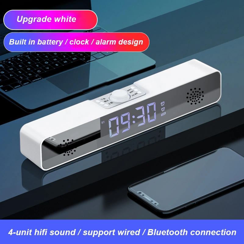 Interface USB Mini haut-parleur sans fil Bluetooth Ordinateur de bureau à domicile de son Surround haut-parleurs de la musique de jeu du caisson de basses