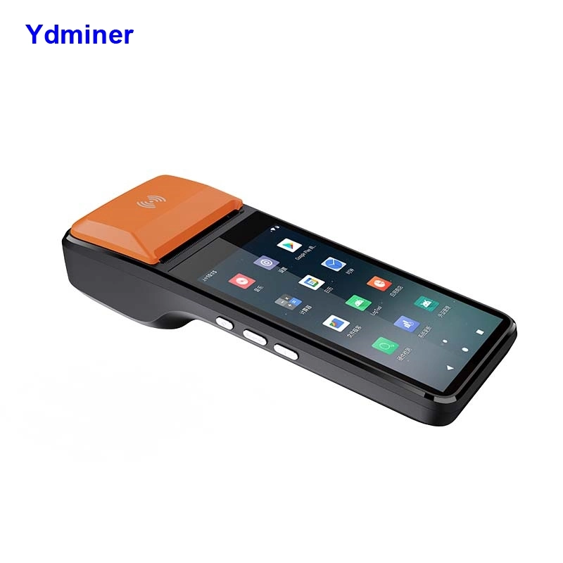 Zahlung Mobile POS Terminal / Tragbare Android Mobile POS Touch Handheld POS Android Terminal mit Thermodrucker