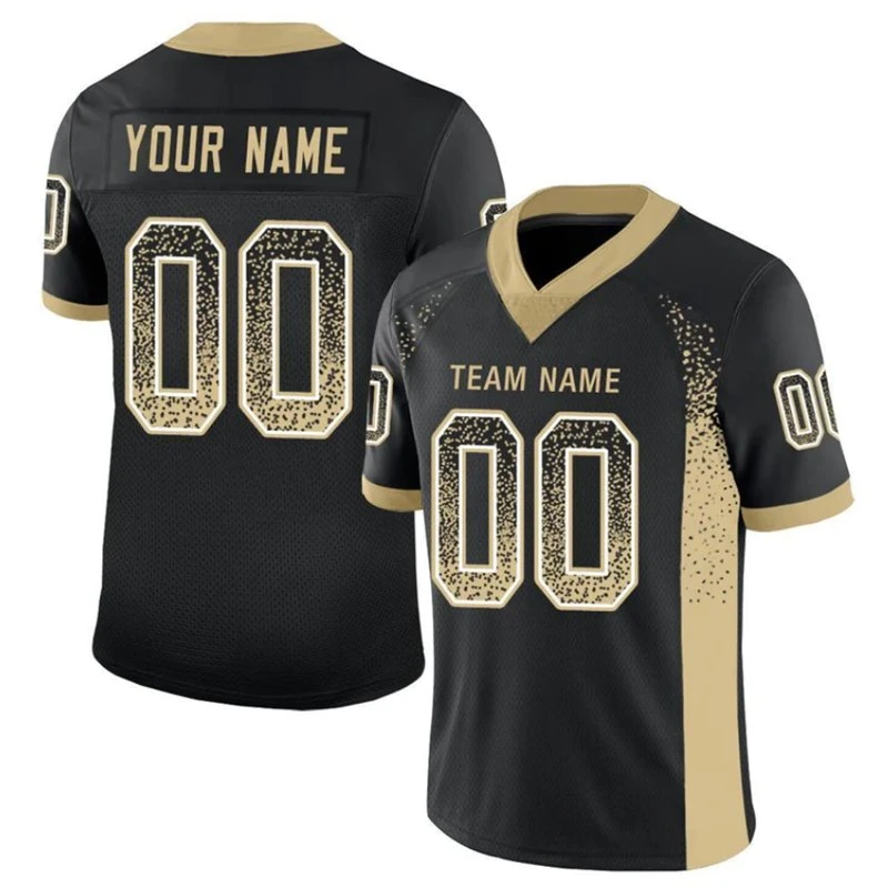 Nouveau Design dernier style mesh polyester personnalisé American football Practice Maillots