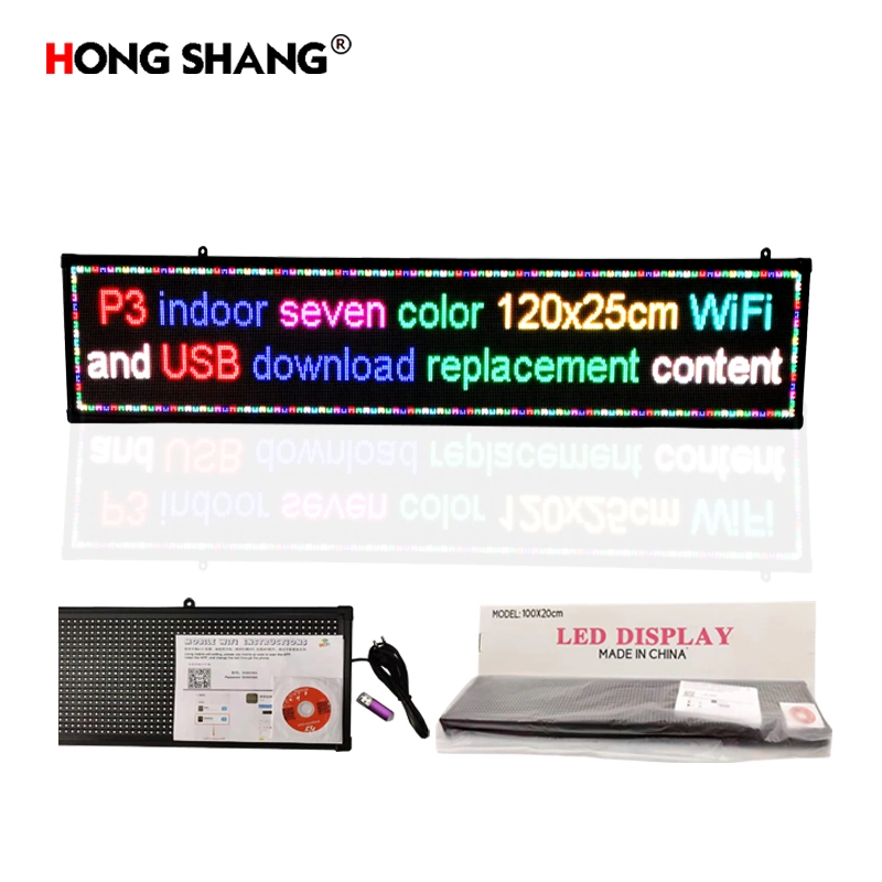 P3 Indoor Full-Color Display Video Picture Text Window Advertising Screens